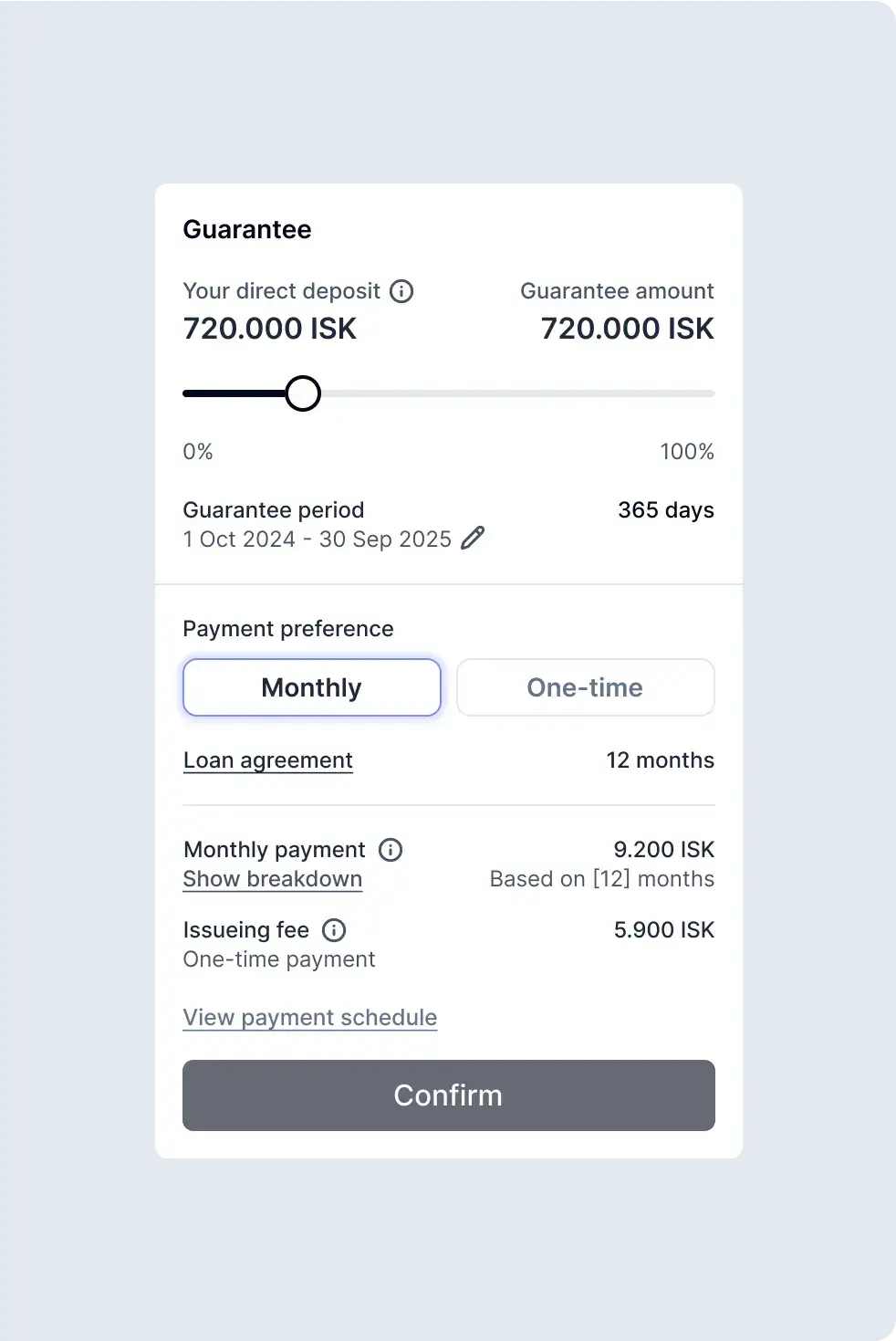 Dreifðu kostnaðinum